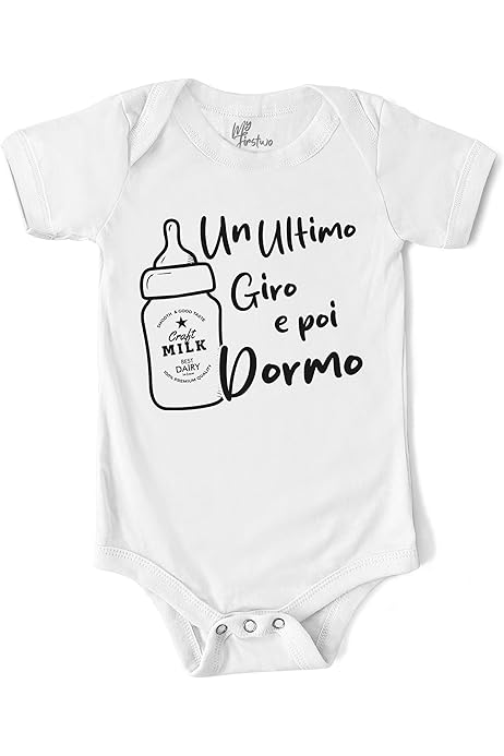 Body Neonato 100% Cotone Divertenti Frasi Per Genitori