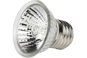 Ardentity UV Chauffage, Lampe Tortue Terrestre Chauffante Reptiles et Amphibiens pour Aquarium Éclairages 25/50/75W UVA UVB