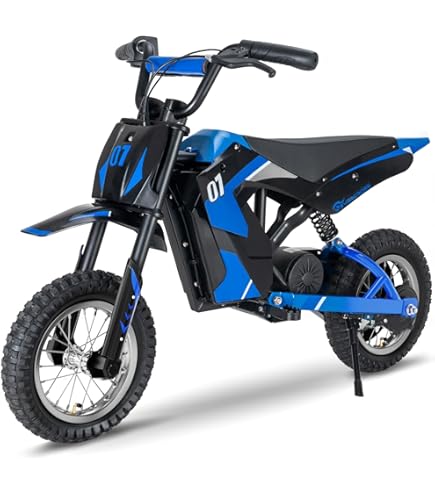 GOPLUS Kindermotorfiets, 12 V, elektrische kindermotorfiets met 2 steunwielen, afneembaar, elektrische motorfiets met voetpedalen, muziek en schokdemping, voor 3 - 5 km/u, voor kinderen van 3 tot 8