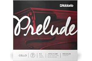 D'Addario Prelude 1/2 Scale Medium Tension Single D String for Cello