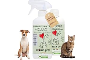 M' MA PETS Mama Pets Repelente Disuasivo de Plantas para Perros Gatos 1000ml, Spray Orina Interior y Exterior