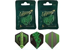 Puntas de dardos de estilo L en pack doble + plumas THOR-DARTS® (2 x 30 – 2 x 50 – 2 x 6 unidades) LStyle: Hard Lip – Premium Lippoint – Regular – Short – USA – TwoTone – Natural9 – Acute – Long 2BA