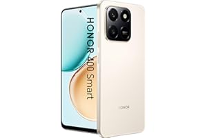 HONOR 400 Smart 4G Mobile Phone Unlocked, 6.77-Inch 120Hz Enhancement Display,6350mAh All Day Battery,108MP Ultra-clear Camera,AI Button,6GB+128GB,5-star Drop Resistance,Dual SIM, Android 15,Gold