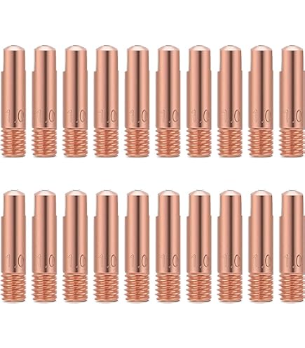 MB15 15AK MIG Welding Torch Parts Kit - 10x 0.6mm Contact Tips, 5x Nozzles, 2x Diffusers, 1x Plate, 18-Piece Set - View #14