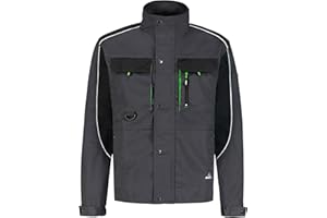 BWOLF Brave Arbeitsjacke Männer Arbeitsjacke Herren Multifunktionale Arbeitsjacke Bundjacke – Multitaschen + Multi Taschen + Ärmel mit 600D Polyester verstärkt