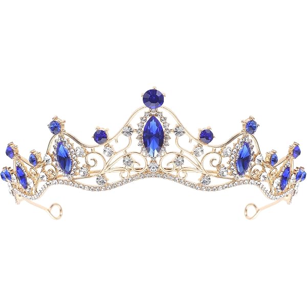 BAROCKE KRONE COSPLAY Tiara Für Frauen Perle Stras Produktbild-Vorschau 9