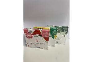 Zuccari WaterFirst Pompelmo Rosa, Anguria, Ginepro, 12 Stick-Pack da 1,5g, Aromatizzatore per Acqua con Alkacitrati, Senza Zuccheri, Coloranti e Conservanti, Supporta il Metabolismo Acido-Base