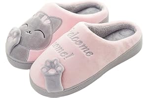 Meik Mangni Pantofole Donna Uomo Invernali Ciabatte da Casa Slip On Morbide Slippers Comode Caldo Scarpe di Cotone,Taglia 36-45 EU