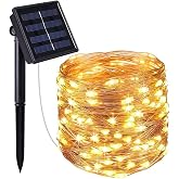 Menfry 20 Mt G&uuml;neş Enerjili Solar Peri Led Işık Dekoratif Bah&ccedil;e B&uuml;y&uuml;k Panel Aydınlatma Dış Mekan (200 Led)