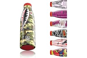 Bboom Borraccia Termica 500 ml Bottiglia Termica Acciaio Inox Thermos 24 Ore Freddo & 12 h Caldo Regalo Uomo Donna Design Made in Italy Ecologica e BPA Free
