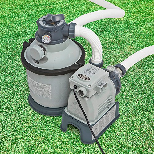 Intex Sandfilteranlage Krystal Clear 4 m³, Grau, 4.000 l/h / 190 W / 230 V - 2