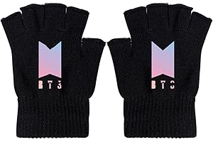 PQKL-party BTS Guanti Merch BTS Gadget Regalo Merchandise, Guanti Termici, Regalo Natale Compleanno Regali per Ragazza Fan