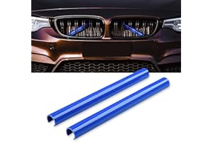 AggAuto Inserti per griglia per BMW F10 F20 F30 F25 Strisce per griglia per BMW Serie 1/2/3/4/5/6/7/X1/X2/X3/X4/X5 (G20 G21, Blu)