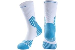 Fadcaer Męskie skarpety do chodzenia skarpety turystyczne skarpety rowerowe skarpety sportowe męskie gruba poduszka przeciw powstawaniu pęcherzy odprowadzające wilgoć oddychające skarpety termiczne na