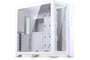 Magniumgear Neo Qube 2, Dual Chamber ATX Mid-Tower,Digital-RGB Lighting, Tempered Glass Panels, Weiß