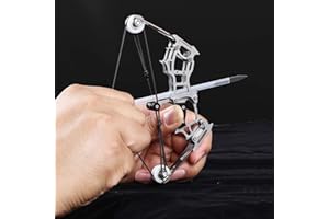 ELKRICH Mini Archery Bow Set Mini Compound Bow and Arrows Set Right/Left Hand for Target Shooting Hunting Games