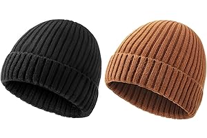 DRESHOW Berretto Bambino Berretto Neonato Invernale Cappello Unisex in Morbida Maglia per Bambini e Bambine Berretti Caldi per Bambini dai 3 Mesi - 8 Anni