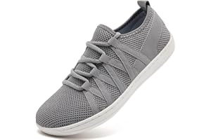 VLHGCG Barefoot Shoes Womens Gym Fitness Walking Trainers Wide Toe Box Shoes Zero Drop Shoes Barefoot Running Shoes Minimalist Shoes Lightweight and Breathable