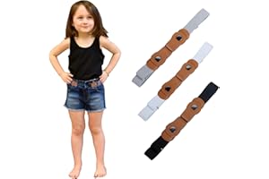 WELROG Ceintures élastiques sans boucle pour enfants – Ceintures extensibles invisibles réglables pour bébé/enfant en bas âge, garçons et filles