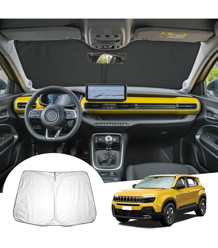 Z.MYUKI Parasole Per Toyota RAV4 2019-2025 - Protezione UV, Termoriflettente, A Molla, Accessorio Interno