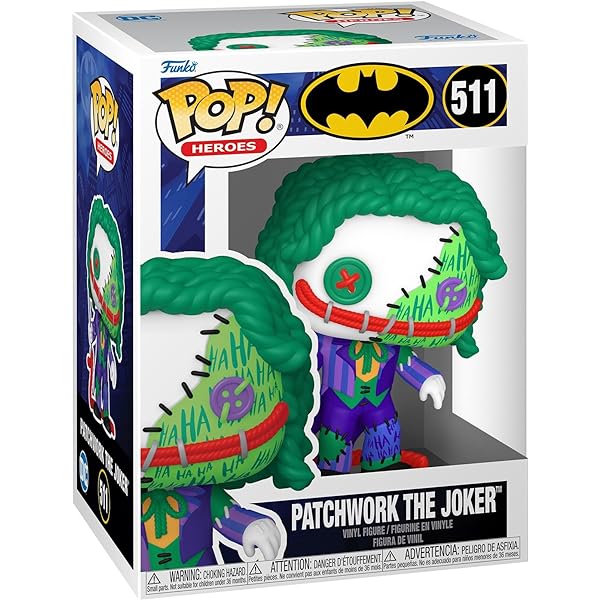 FUNKOワッキーワブラー ジョーカー Funko Keychain: DC Patchwork - Joker : Amazon.in: Toys & Games