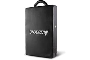 ‎PRO4 SPORT Pro4 Stoßkissen Pratze Pro Strike gerade oder gebogen - XL Schlagpolster ideal für Muay Thai MMA Kampfsport Training Trittpolster Kickpolster Pratzen