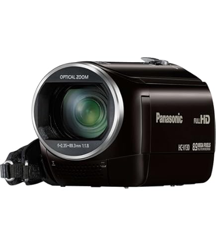 Panasonic V210 Full HD Camcorder - Black (10 MP, 1920 x 1080P