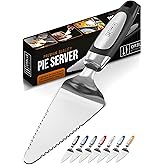 Orblue Multifunctional Cake Shovel for Serving Cakes, Cake and Pizza &ndash; Stainless Steel Shovel with Cutter and Integrated Serv