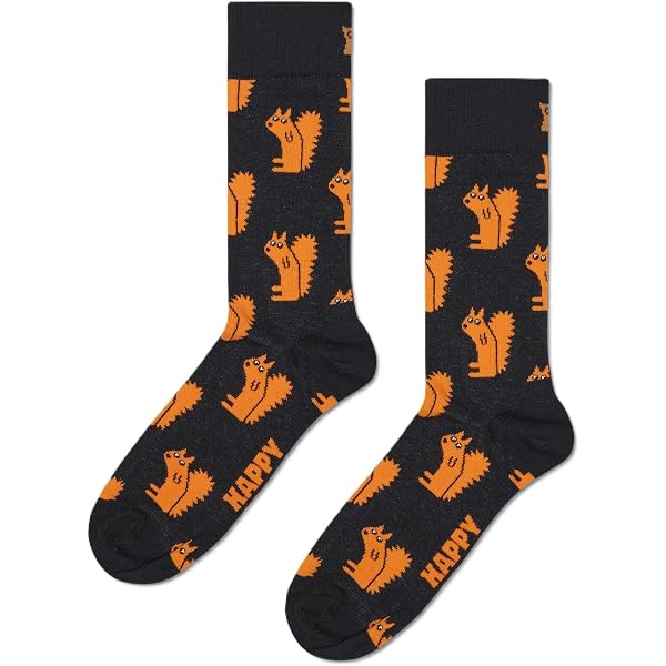 Happy Socks Calzini PICKLES 41-46 - Fantasia Cetriolo Smiley, Cotone Pettinato, Regalo Divertente