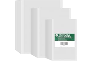 O2frepak 300sztuk,100sztuk w każdym rozmiarze:15x25cm,20x30cm,28x40cm Teksturowane worki do pakowania próżniowego do zgrzewarki żywności,wytłaczane worki do pakowania próżniowego bez BPA