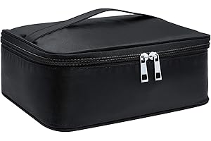 NARWEY Travel Makeup Bag Large Cosmetic Bag Make up Case Organizer for Women and Girls