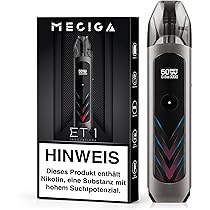 MECIGA ET1 Pod System Vape Kit mit 1000mAh Akku und 2ml Kartusche