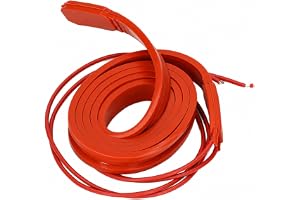 Silikonvärmekabel självreglerande 15 x 1 000 mm 220 V AC 75 W, -30 °C – 200 | Intelligent uppvärmning, hög flexibilitet, frostskydd, värmekabel för luftkonditioneringskompressorer, motorer
