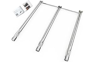 Celdium Edelstahl Brenner 69787 Ersatzteile für Weber Spirit 300-Series 46cm, Spirit E310 S310 E320 S320 E330 S330 Weber Spirit II//LX 310 Series