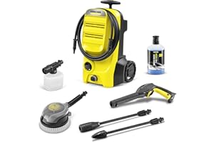 Kärcher Hidrolimpiadora K 4 Classic Car, presión: 130 bar, caudal: 420 l/h, rendimiento: 30 m²/h, filtro de agua, 4,6 kg, pistola de alta presión, boquilla turbo, lanza Vario Power, kit para vehículos