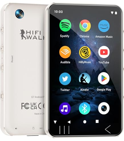 HIFI WALKER G7 Pro, Reproductor MP3 Con Android 13, Doble Cámara Y Bluetooth 5.0, Ideal Para Música Y Fotos
