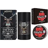 2 Pieces Tattoo Cream, Butter Tattoo Cream | Tattoo Aftercare Cream, CremaPost Tattoo for Old and New Tattoos