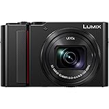 Panasonic DC-TZ202DEGK Travelzoom fotocamera (sensore da 1 pollice, zoom ottico 15x, obiettivo Leica, mirino 4K, nero)