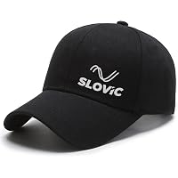 CLASSYMESSI 2-Pack Adjustable Caps - Unisex Baseball Hat & Flexi Cap For Men & Women (Black & Pink)