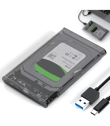 Externe Harde Schijf Behuizing 2,5 Inch – USB 3.0 5 Gbit/s, UASP & Trim, Toolvrij Montage Voor SSD/HDD