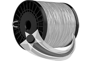 Forever Speed Grass Trimmer Line 2.4mm*100m Dark Grey Star Universal Strimmer Wire 100m Replacement Trimmer Line Nylon Strimmer Cord Heavy Duty