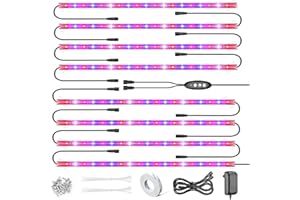 Relassy Lampe de Plante, LED Horticole LED Culture avec 3H/6H/12H Minuterie, Lampe de Croissance Lampe de Culture Dimmable 4 Luminosité Variable pour Plante interieur Croissance Floraison (152 LEDs)
