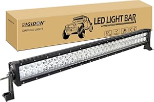 ‎RIGIDON RIGIDON Led Lichtleiste 12V 24V, 32 Zoll 80cm 180W Spot Flut-Combo-Strahl offroad beleuchtung für Auto SUV ATV, UTV, LKW, Fahrzeuge, 6000K Weiß led nebelscheinwerfer, led scheinwerfer
