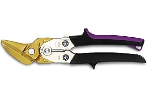 BESSEY Erdi Ideal-Schere HSS-TIN D27AS-TIN, Rechtsschneidend, Gesamtlänge 260 mm Schnittlänge 33 mm, Scherenkopf ist TiN-beschichtet, Gewicht 0,56 Kg