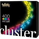 Twinkly Cluster - Luci di Natale Smart con 400 LED RGB - Decorazioni Natalizie per Interni ed Esterni - Illuminazione Control