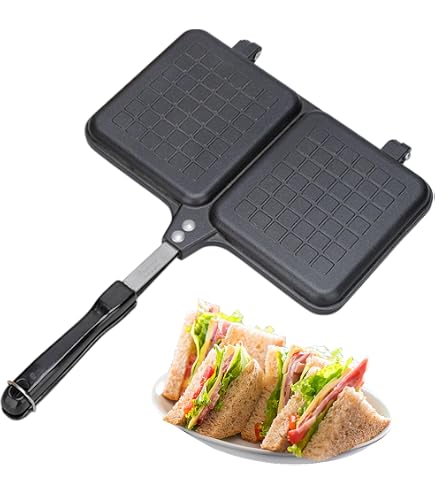 Appareil à croque-monsieur, paninis et gaufres Tristar SA-3071 - Noir