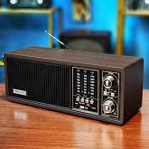 Coverzone Midi Boy Retro Tasarımlı Bluetooth Radyo &ndash; AM/FM/SW, USB/TF Kart Girişi, AUX, AC G&uuml;&ccedil;, Şarjlı Pil Desteği, Taşınabil