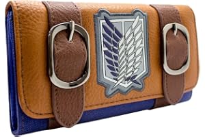 Attack on Titan Survey Corps Logotyp Portmonnä Plånbok