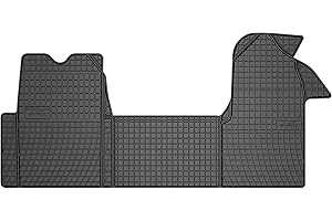 M MOTOS Alfombrillas de Goma para Renault Master II 2003-2010 Mejora tu Comodidad de Viaje con la Alfombrilla Antideslizante para Coche- Alfombrillas de Coche para Varias Estaciones