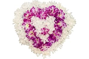 LEMCC Corona funeraria artificial de 50 cm de seda, crisantemo, lirio, coronas de tumba para cementerio, homenaje, corona conmemorativa para homenaje a Gran Nan, papá, mamá, amigo